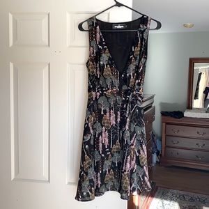 Paper Planes London Wrap woodland dress